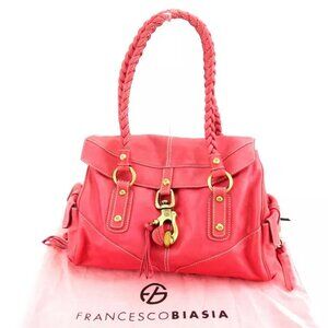 francesco biasia エナメル　バッグ　ピンク　未使用　最安値 francesco biasia エナメル バッグ ピンク 未使用 最安値の通販